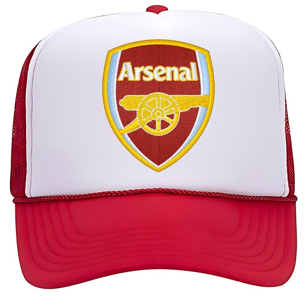 Arsenal Football Foam Trucker Mesh Snapback Hat Cap